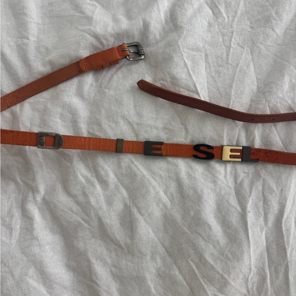 Vintage y2k diesel belt
